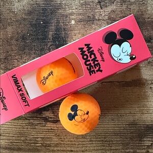 Disney Mickey Mouse Orange Golf Balls